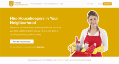 Desktop Screenshot of housekeeper.com